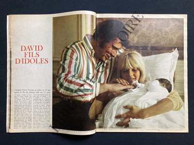 PARIS MATCH-N°907-27 AOUT 1966-SYLVIE VARTAN ET DAVID