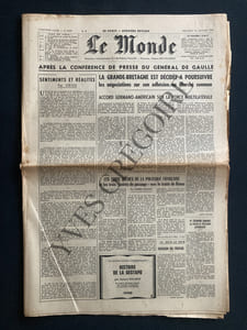 LE MONDE-N°5598-MERCREDI 16 JANVIER 1963