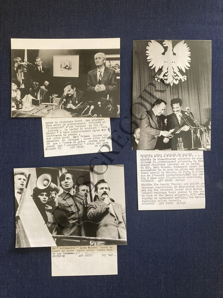 11 PHOTOGRAPHIES-LECH WALESA-SOLIDA. 