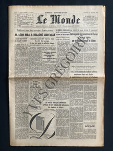 LE MONDE-N°5941-VENDREDI 21 FEVRIER 1964-LES PARAPLUIES DE CHERBOURG-CHYPRE