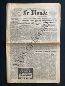 LE MONDE-N°6040-MERCREDI 17 JUIN 1964-TOULOUSE LAUTREC-HYPRE