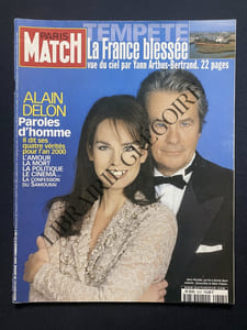 PARIS MATCH-N°2643-20 JANVIER 2000-ROSALIE VAN BREEMEN ET ALAIN DELON