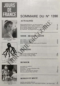 JOURS DE FRANCE-N°1390-DU 22 AU 28 AOUT 1981-DALIDA-JULIO IGLESIAS-SPECIAL CHANEL