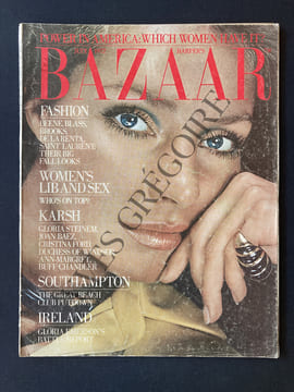 HARPER'S BAZAAR-JULY 1972. undefined