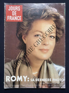 JOURS DE FRANCE-N°1431-DU 5 AU 11 JUIN 1982-ROMY SCHNEIDER
