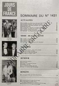 JOURS DE FRANCE-N°1431-DU 5 AU 11 JUIN 1982-ROMY SCHNEIDER
