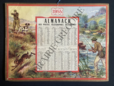 ALMANACH DES POSTES TELEGRAPHES TELEPHONES 1955