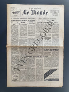 LE MONDE-N°8773-JEUDI 29 MARS 1973-MICHEL POLNAREFF-ALLEN GINSBERG