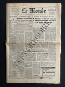 LE MONDE-N°7509-MERCREDI 5 MARS 1969-CARAVELLE AJACCIO NICE-CONCORDE-MARKOVITCH