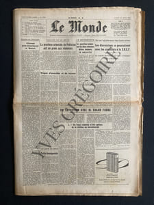 LE MONDE-N°7523-SAMEDI 22 MARS 1969-MAX JACOB-PIERRE ETAIX-REFERENDUM-SIMENON
