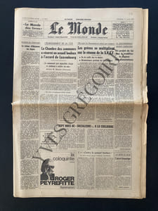 LE MONDE-N°8213-VENDREDI 11 JUIN 1971-LEWIS CARROLL-MICHEL BUTOR-EDMONDE CHARLES ROUX-JEAN CLAUDE BOUTTIER