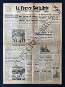 LA FRANCE SOCIALISTE-N°337-MERCREDI 9 DECEMBRE 1942
