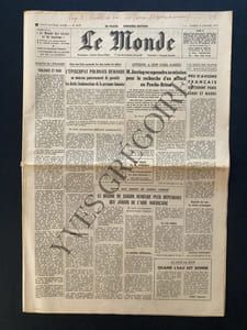LE MONDE-N°8078-SAMEDI 2 JANVIER 1971-HENRY DE WAROQUIER
