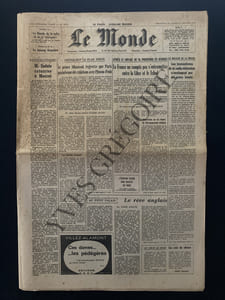 LE MONDE-N°8413-DIMANCHE 30 ET LUNDI 31 JANVIER 1972-DINO BUZZATI