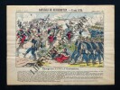 BATAILLE DE REISCHOFFEN-6 AOUT 1870-CHARGE DES 1, 2, 3, 4, 8 ET 9 CUIRASSIERS-IMAGERIE D'EPINAL PELLERIN. 
