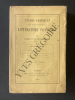 ETUDES CRITIQUES SUR L'HISTOIRE DE LA LITTERATURE FRANCAISE-DEUXIEME SERIE. FERDINAND BRUNETIERE