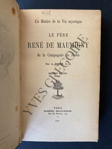 LE PERE RENE DE MAUMIGNY de la Compagnie de Jésus