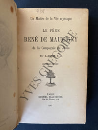 LE PERE RENE DE MAUMIGNY de la Compagnie de Jésus