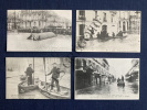 10 CARTES POSTALES-INONDATIONS DE PARIS-1910. 