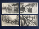 10 CARTES POSTALES-INONDATIONS DE PARIS-1910. 
