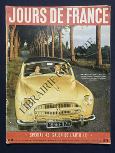 JOURS DE FRANCE-N°48-DU 6 AU 15 OCTOBRE 1955-SPECIAL 42e SALON DE L'AUTO