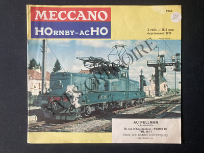 CATALOGUE MECCANO HORNBY ACHO-1963