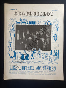 CRAPOUILLOT-N°19-DECEMBRE 1952-LES BONNES MANIERES