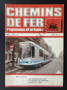 CHEMINS DE FER REGIONAUX ET URBAINS-N°201-1987-III