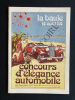 PROGRAMME-CONCOURS D'ELEGANCE AUTOMOBILE-LA BAULE-14 AOUT 1984. 