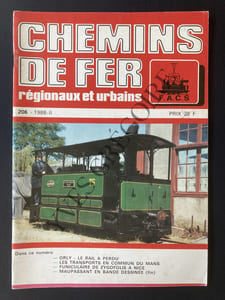 CHEMINS DE FER REGIONAUX ET URBAINS-N°206-1988-II