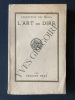 L'ART DE DIRE. GEORGES BERR