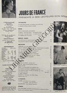 JOURS DE FRANCE-N°536-20 FEVRIER 1965-GRACE DE MONACO