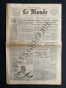 LE MONDE-N°6257-JEUDI 25 FEVRIER 1965-STAN LAUREL