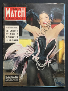 PARIS MATCH-N°412-2 MARS 1957-ZIZI JEANMAIRE