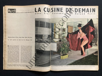 PARIS MATCH-N°412-2 MARS 1957-ZIZI JEANMAIRE