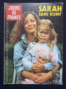 JOURS DE FRANCE-N°1437-DU 17 AU 23 JUILLET 1982-ROMY SCHNEIDER