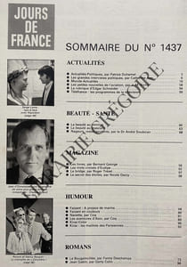 JOURS DE FRANCE-N°1437-DU 17 AU 23 JUILLET 1982-ROMY SCHNEIDER