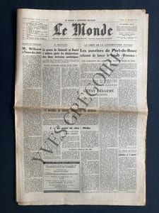 LE MONDE-N°6560-MARDI 15 FEVRIER 1966-MARGUERITE LONG