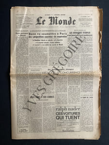 LE MONDE-N°6818-MERCREDI 14 DECEMBRE 1966-LA GRANDE VADROUILLE