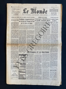 LE MONDE-N°8135-MERCREDI 10 MARS 1971-HAROLD LLOYD-JEAN GRENIER-CASSIUS CLAY