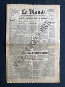 LE MONDE-N°6729-JEUDI 1 SEPTEMBRE 1966-TRISTAN KLINGSOR