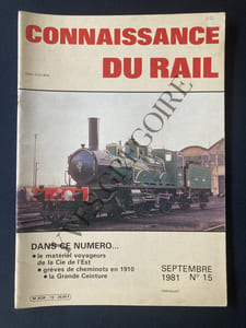 CONNAISSANCE DU RAIL-N°15-SEPTEMBRE 1981