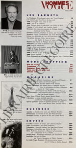 VOGUE HOMMES-N°129-MAI 1990-CLINT EASTWOOD