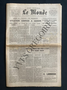 LE MONDE-N°6201-MARDI 22 DECEMBRE 1964-WEEK END A ZUYDCOOTE