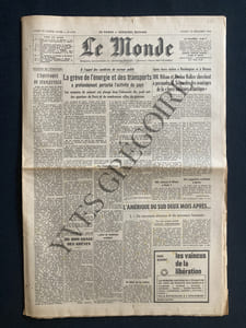 LE MONDE-N°6193-SAMEDI 12 DECEMBRE 1964