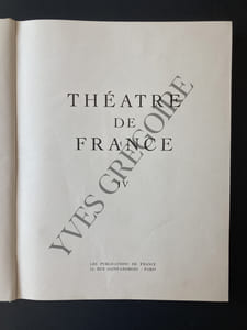 THEATRE DE FRANCE-TOME IV