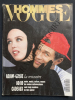 VOGUE HOMMES-N°125-DECEMBRE 1989 ET JANVIER 1990-ISABELLE ADJANI ET JEAN-PAUL GOUDE. 