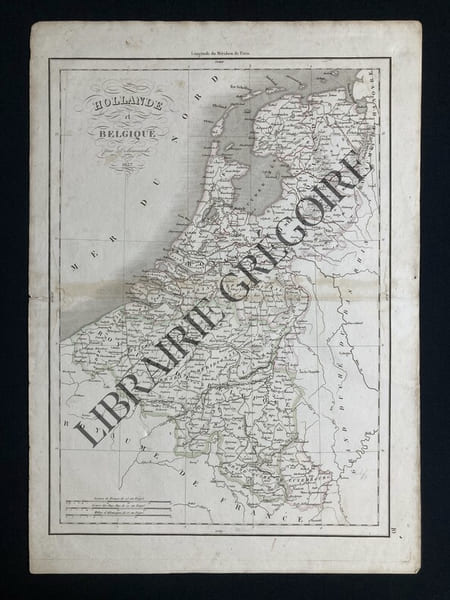 CARTE HOLLANDE ET BELGIQUE. DELAMARCHE