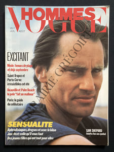 VOGUE HOMMES-N°91-JUILLET ET AOUT 1986-SAM SHEPARD