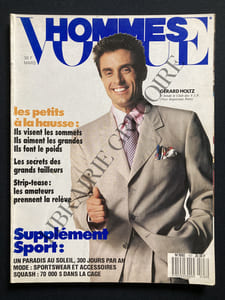 VOGUE HOMMES-N°107-MARS 1988-GERARD HOLTZ